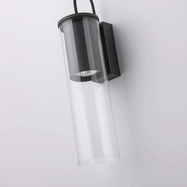 Przyścienna lampa Manacor LP-232/1W BK do salonu czarna