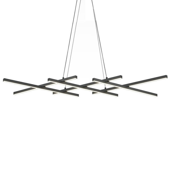 Nowoczesna lampa wisząca Halo MOD244PL-L50BK Maytoni LED 40W 4000K czarna