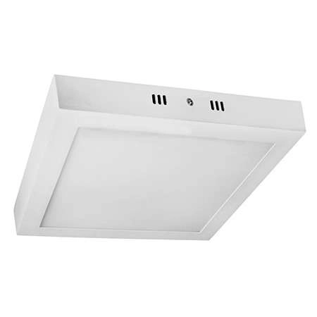 Natynkowa LAMPA sufitowa MARTIN LED 12W 4000K 02909 Ideus metalowa OPRAWA kwadratowa PLAFON biały