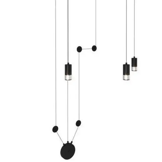 Lampa ścienna Linea XT012-3W Step podwieszana do sufitu czarna