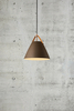 Industrialna lampa wisząca Strap 84333009 Nordlux brązowa