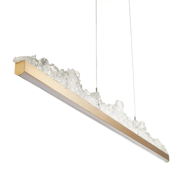 Wisząca lampa nad wyspę MONTANA ST-6490P/L LED 19W 3000K do jadalni złota