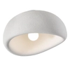 Sufitowa lampa kopuła STONE DN426-40C metalowa kamień biała