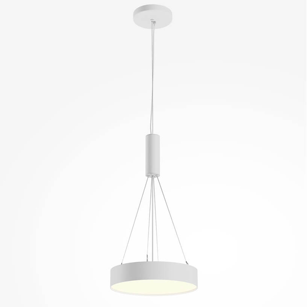 Nasufitowa lampa Zon C032CL-36W3K-RD-W Maytoni LED 36W 3000K okrąg biała