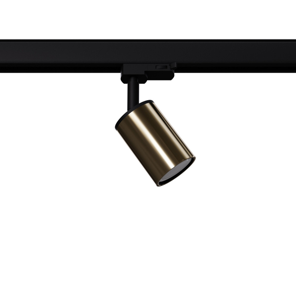 Regulowana lampa sufitowa 3-faz WINX MYL.00350 tuba czarna złota
