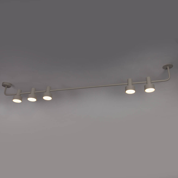 Jadalniana lampa nasufitowa Mona 40984 Sigma punktowa szara