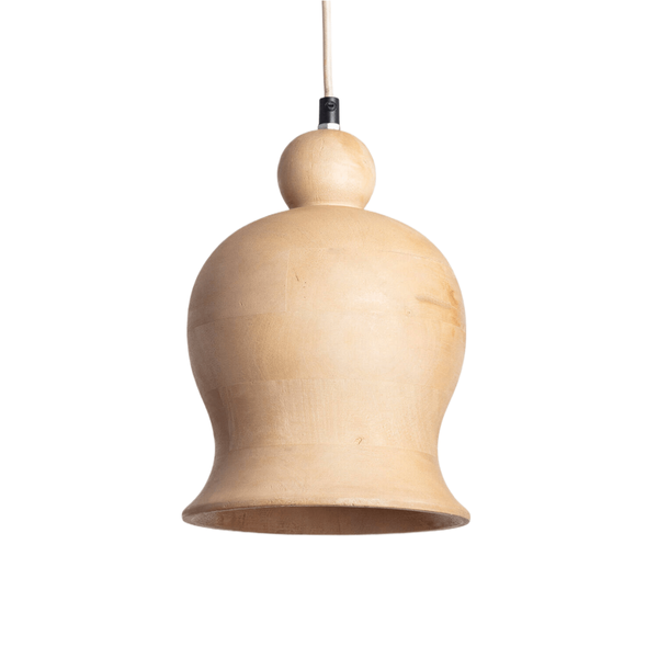 Wisząca lampa nad wyspę Fagioli ABR-LWMAN2 rustykalna drewniana