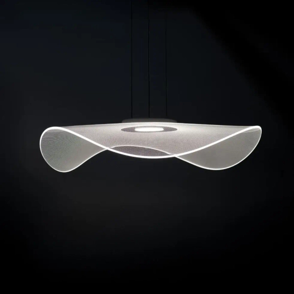 Lampa wisząca nad wyspę metalowa MEDUSA LED 30W 3000K AZ6789 transparentna czarna