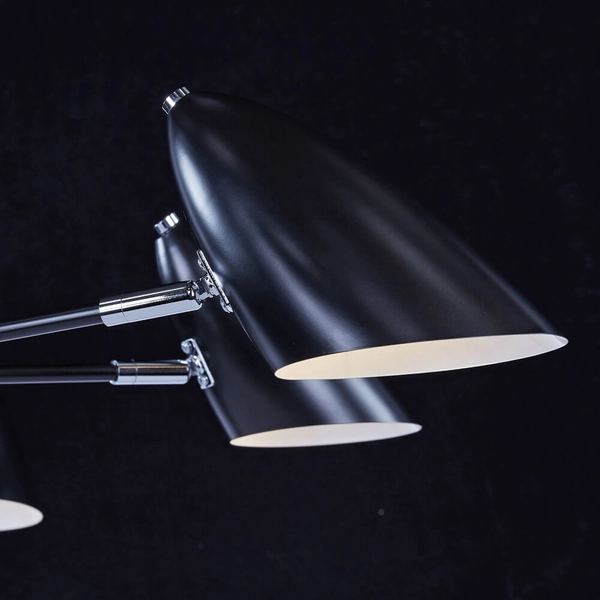 Żyrandol Aida MOD033PL-07B Maytoni industrialny metalowy regulowany czarny