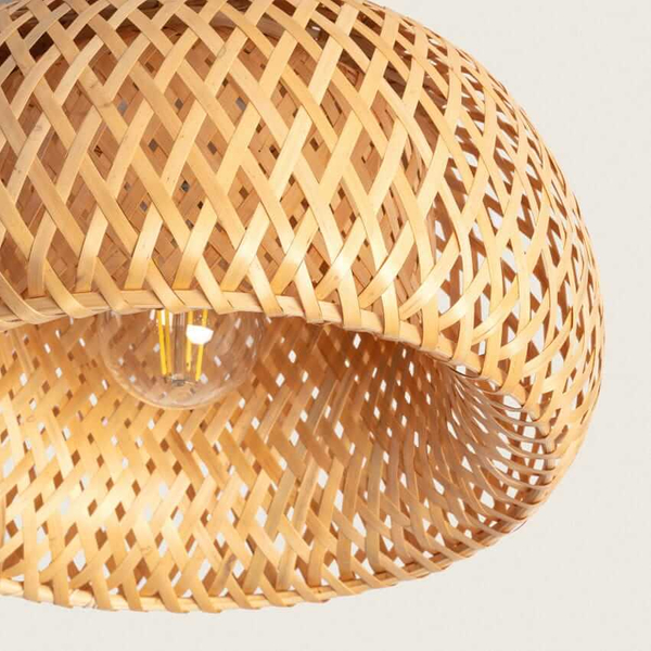Natynkowa lampa bambusowa Boho ABR-PL-BH-MINI-E27 Abruzzo sufit naturalny