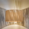 Wisząca lampa ekologiczna Keona KEO6529 boho naturalna brązowa