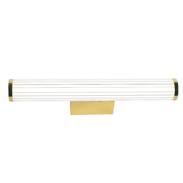 Podłużna lampa na ścianę VENA LP-1010/1W-45 GD LED 8W CCT IP44 złoty