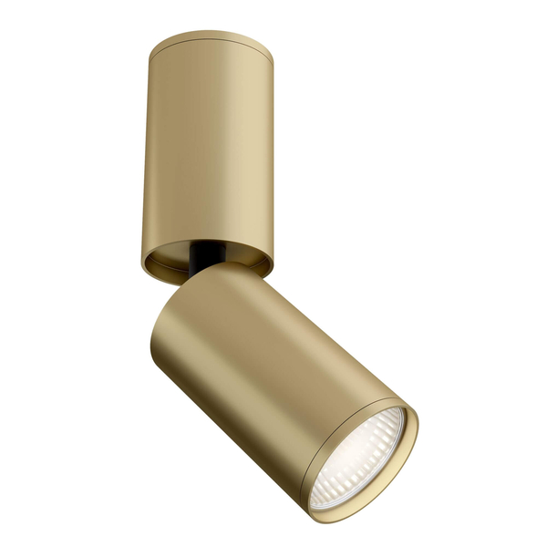 Sufitowa LAMPA plafon FOCUS S C051CL-01MG Maytoni metalowa OPRAWA kinkiet tuba regulowana matowa złota