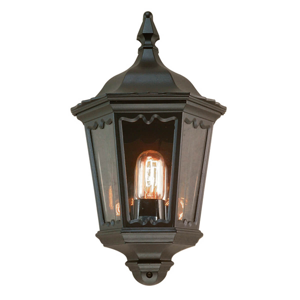 Elewacyjny kinkiet Medstead MD7-BLACK Elstead latarnia IP44 czarny