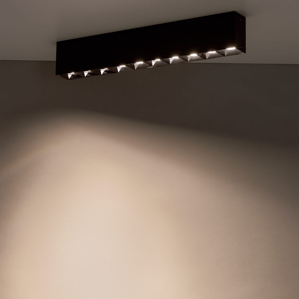 Natynkowa sufitowa lampa Midi 10056 Nowodvorski LED 40W 3000K czarna