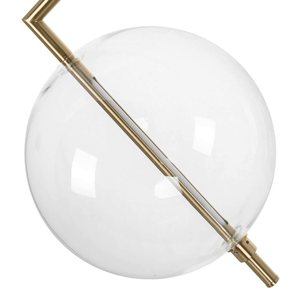 Kulista lampa wisząca Echo MSE1501100166 Moosee LED 3W 3000K szklana złota