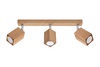 Lampa sufitowa SL.1037 ruchome reflektorki drewniane