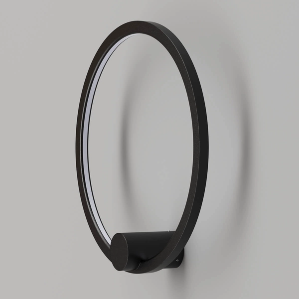 Ledowy kinkiet ścienny Ringa WL0116-S-BK LED 20W 3000-4000K IP44 czarny