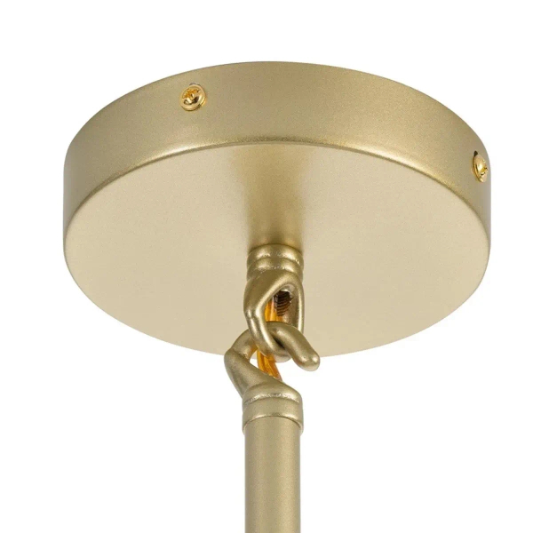 Metalowa lampa wisząca Sticks ST-1001-10 GOLD Step modernistyczna złota
