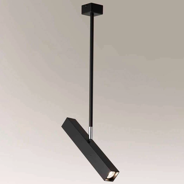 Regulowana LAMPA plafon MITSUMA 7880 Shilo metalowa OPRAWA prostokątna sufitowa czarna