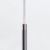 Wisząca lampa drewniana Orbit QN-ORBIT-P-M-TEAK kula brązowy biały