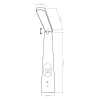 Biurkowa lampka na komodę Bunny 328120 LED 7W 2700-6500K biała