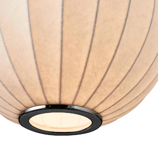 Okrągła lampa wisząca SILK ST-2330-40 Step Into Design jedwabna biała