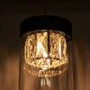 Wisząca lampa tubki GEM P0389-01D-P7AC szklana czarny przezroczysty