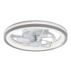 Sufitowy wiatrak Fanricius srebrny biały 71335 LED 40W 3000-6000K CCT na pilot
