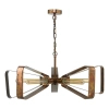 Industrialna lampa wisząca Yavanna YAV0564 strzemię olejowa miedź