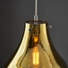 Sypialniana lampa wisząca L&-199789 Light& szkło barwione złote