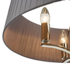 Metalowa lampa wisząca Cristin CRI0439 Dar Lightning nikiel szara