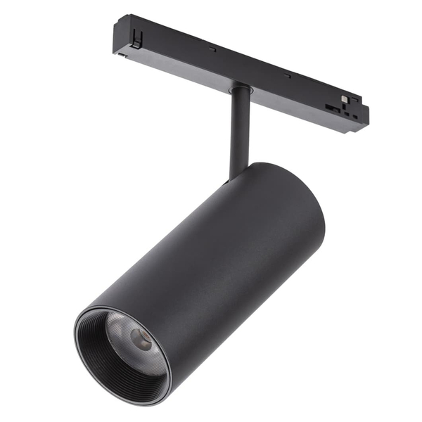 Lampa do systemu szynowego LVM SPOT 10655 Nowodvorski LED 15W 4000K do 1-obwodowych szynoprzewodów magnetycznych czarna