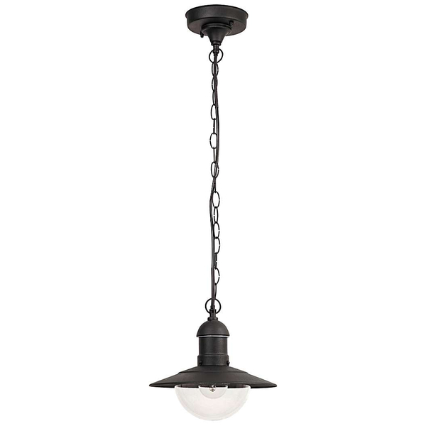 Zewnętrzna LAMPA wisząca OSLO 8717 Rabalux industrialna OPRAWA tarasowy zwis na łańcuchu loftowy IP44 czarny
