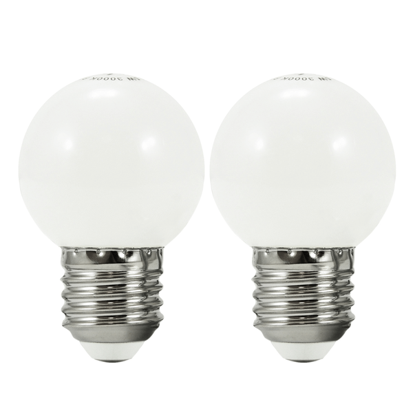Komplet 2 żarówek mlecznych do girlandy Party LED 0,5W IP44