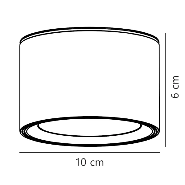 Sufitowa lampa tuba FALLON 47540132 LED 5,5W 2700K ściemnialna biały