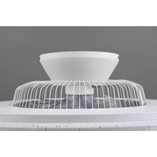 Wentylator sterowany pilotem Visby R62402106 LED 40W 3000-6500K srebrna
