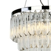 Żyrandol salonowy glamour Fame FAM0538 Dar Lighting metal szkło przezroczysty chrom