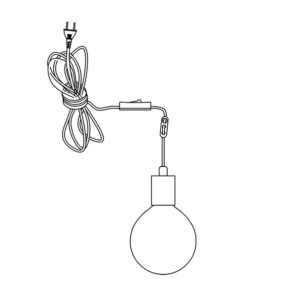 Czarna lampa wisząca Sky 107366 loftowy zwis nad wyspę do kuchni