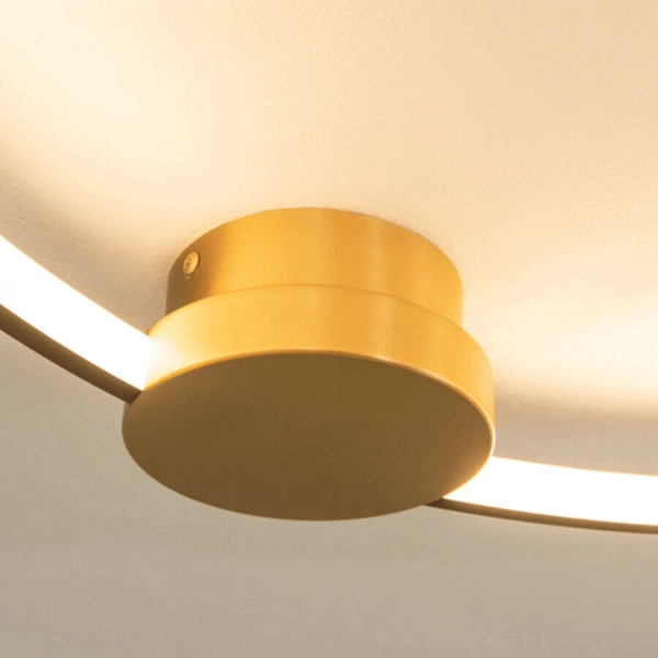 Ledowa lampa ring wisząca 23098 LED 24W 3000K do jadalni czarny