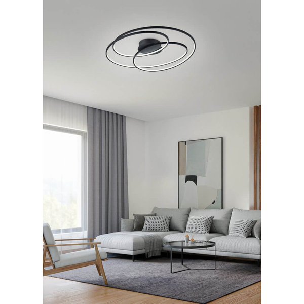 Salonowa lampa sufitowa GALE 673918032 LED 50W 3000K czarny