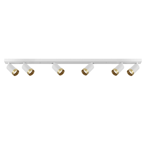 Sufitowa lampa tubki z regulacją ARRAS 323637 biały złoty