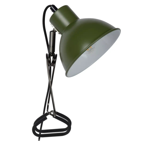 Regulowana lampka z klipsem MOYS 45987/01/33 Lucide zielony