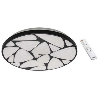 Plafon LAMPA sufitowa MINERAL LED C 03726 Ideus metalowa OPRAWA plafon LED 48W 3000K - 6500K okrągły IP44 biały czarny