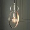 Industrialny zwis hotelowy L&-190830 Light& ring srebrny przecierany