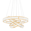Wisząca lampa glamour Liberty LED 62,6W 3000K kaskada złota