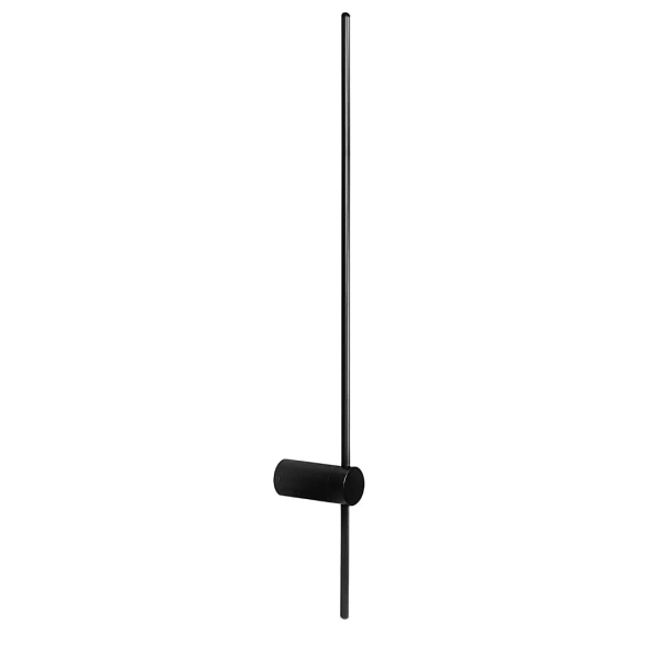 Minimalistyczny kinkiet ścienny BALI 1813 czarny LED 13W 3000-6000K CCT belka