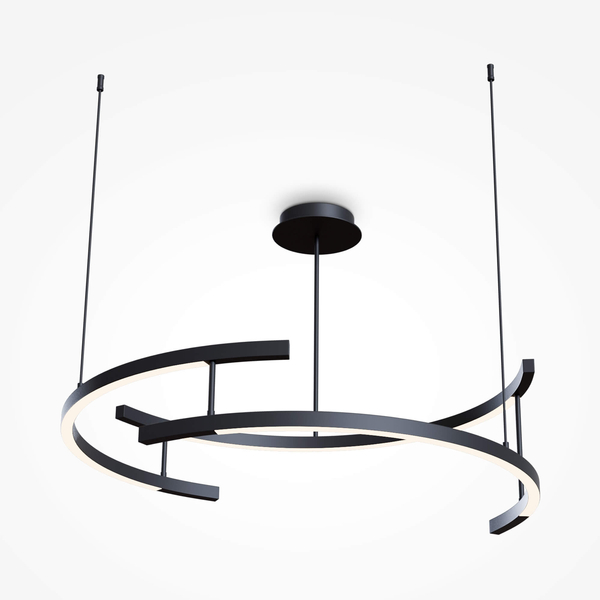 Lampa wisząca Line MOD054PL-L52B3K Maytoni LED 52W 3000K ring czarna
