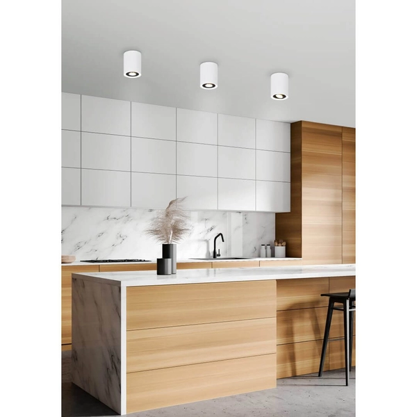 Plafon sufitowy COOKIE 612900134 Trio tubka do kuchni czarny biały