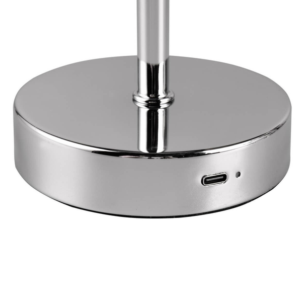 Dotykowa lampka stołowa KARYA DL106-59151 LED 1W 3000K srebrny połysk